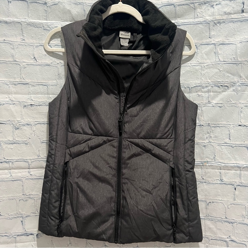 Champion Dark Gray Quilted Vest
